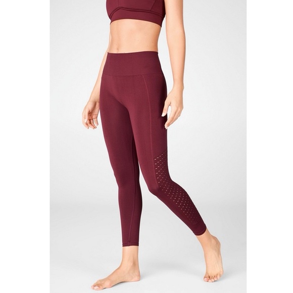 Fabletics Pants - Fabletics // Sync High Waisted Perforated 7/8🌛